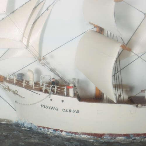 Swedish Diorama of the Flying Cloud, 1890s For Sale - Image 6 of 10