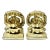 Vintage Gold Gilt Shell Bookends – Neoclassical Rococo Pair For Sale
