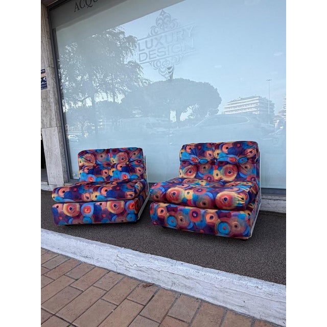 Mario Bellini Amanta Armchairs by Mario Bellini for C&B Italia, 1969, Set of 2 For Sale - Image 4 of 18