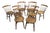 Farmhouse Kitchen Chairs, 1900s, Set of 8 For Sale