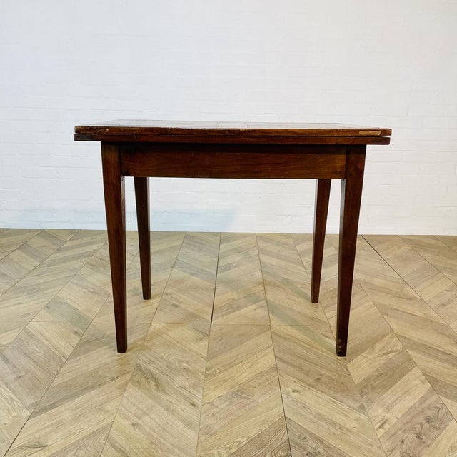 Georgian Mahogany Folding Tea Table For Sale - Image 12 of 17