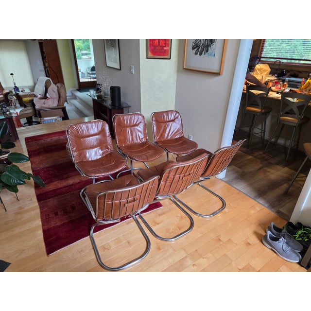 Mid-Century Modern Italian Mid-Century Modern Style Dining Room Chairs For Sale - Image 3 of 13