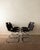 Mid-Century Modern Italian Chrome and Cowhide Cantilever Dining Chairs, 1970s, Set of 4 For Sale - Image 3 of 18