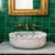 Crafted from natural White Banswara Marble, this scalloped wall mounted sink brings a refined and timeless look to any...