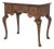 Antique English Queen Anne Carved Mahogany & Satinwood Inlaid Low Boy 18th C For Sale