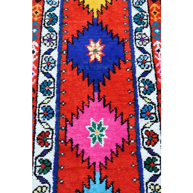 Mid 20th Century Mid 20th Century Anatolian Kilim Runner-2′7″ × 12′6″ For Sale - Image 5 of 13