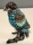 Hollywood Regency 2006 Fitz and Floyd Guild Collection Jeweled Blue Hawk Figurine With Box For Sale - Image 3 of 13