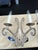 Dennis & Leen Pair of Dennis & Leen 2-Light Custom Silver Leaf Sconces With Clear Beads For Sale - Image 4 of 6