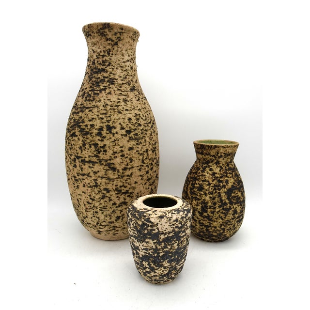 Dutch Ceramic Birch Bark Series Vase from Pieter Groeneveldt, 1960s, Set of 3 For Sale - Image 12 of 12