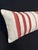 Turkish Hemp Pillow Cushion Natural Beige Red Cushion Cover 14x45 #18065 Enhance your home decor with our Kilim Pillow...
