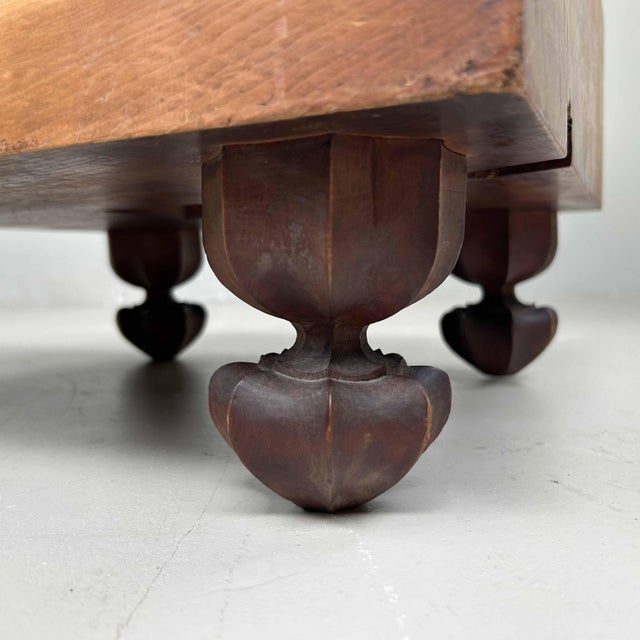 1920s Low Keyaki Wooden Table, Japan., 1920s For Sale - Image 5 of 15
