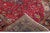 Beautiful Vintage Persian hand-knotted Wool rug with the red field. This Persian rug has a multicolor accents in all over...