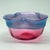 Early 20th Century Set of 2, Venetian-Style Art Glass Finger Bowl and Matching Underplate For Sale - Image 10 of 11
