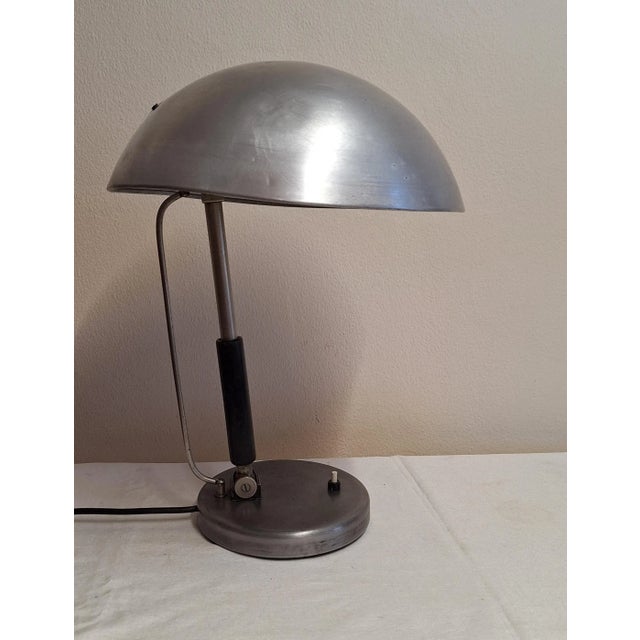 Vintage Art Deco Adjustable Desk Lamp, 1930s, in Good conditions. Designed 1920 to 1949 European Plug (up to 250V).The...