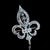 Antique French 18 Karat Gold and Silver Fleur de Lys Brooch with Diamond, 1900s For Sale - Image 17 of 18