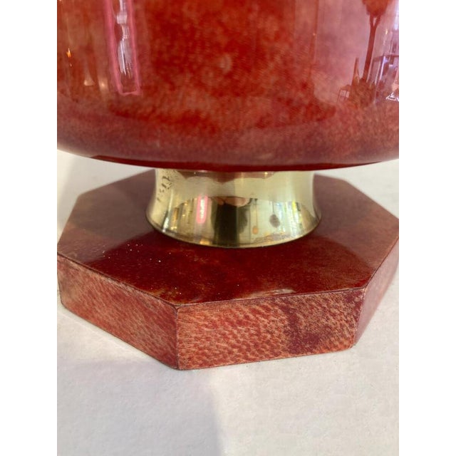 1960s Mid-Century Modern Ice Bucket attributed to Aldo Tura, Italy, 1960s For Sale - Image 5 of 10