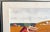 Orange Mid Century Modernist Abstract Landscape Painting - A Boat Sits on a Beach - Signed For Sale - Image 8 of 11