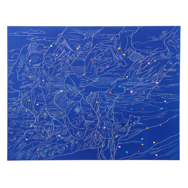 Contemporary Susan Hall, Desert Stockings, Etching With Aquatint For Sale - Image 3 of 3