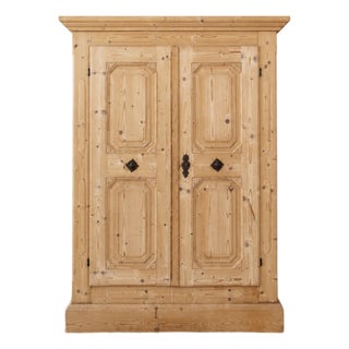 Austrian Pine Farmhouse Wardrobe Cabinet by Voglauer For Sale
