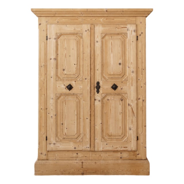 Austrian Pine Farmhouse Wardrobe Cabinet by Voglauer For Sale