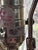 Striking, substantial pair of heavy ceramic and turned-wood table lamps from The Natural Light (Panama City, FL). These...