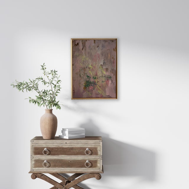 "Velvety Brick" 2025 Original Framed Painting by Jessalin Beutler For Sale In Seattle - Image 6 of 7