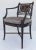 C.1855-1910; A rare, vintage, English Regency chair by the venerable furniture design house, Maison Jansen. This chair...