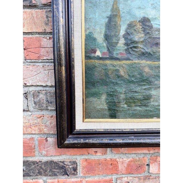 Early 20th Century English Oil on Canvas For Sale - Image 4 of 9