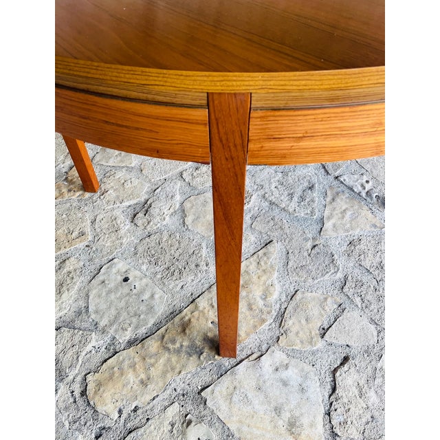 Wood Mid-Century Extendable Teak Dining Table with Butterfly Leaf from Van Pelt, 1960s For Sale - Image 7 of 18