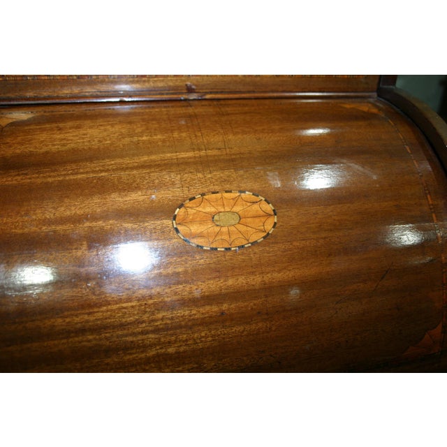 Wood French Traveling Secretaire - 1840 For Sale - Image 7 of 12