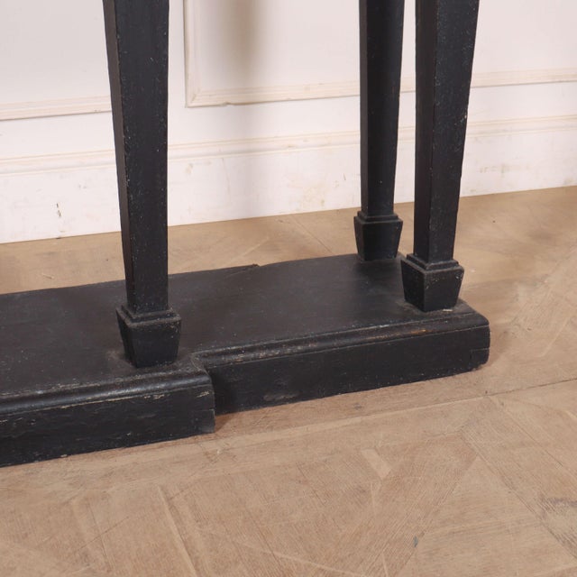 English Breakfront Console Table For Sale - Image 5 of 11