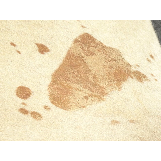 Brown Share Vintage Bill Sofield Baker Furniture Brown Cowhide Bench For Sale - Image 8 of 16