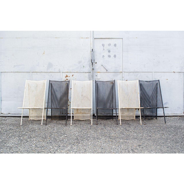 Metal Ipotenusa Chairs from Anonima Design Italia, 1970s, Set of 6 For Sale - Image 7 of 7