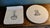19th century Ceramic Butter Slab and Cheese Scale. Pan 2 good honest pieces of Dairy Shop Equipment, the circular platter...