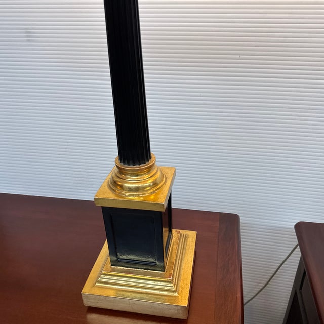 Neoclassical Style Column Buffet Table Lamps, Pair For Sale - Image 10 of 12