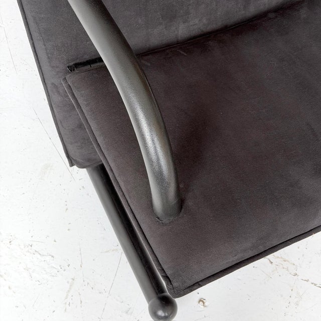 Postmodern 1980s Mismatched T-Line Rocking Chairs by Burkhard Vogtherr for Arflex For Sale - Image 3 of 7