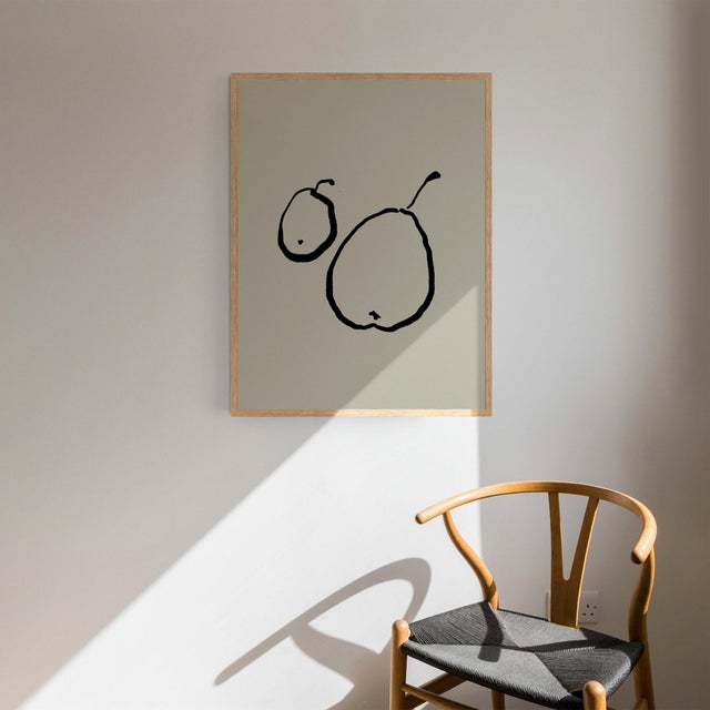 Contemporary Contemporary Minimalist Fruits Print For Sale - Image 3 of 4