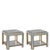 Gold Oliver Side Tables by Lilian August, Set of 2 For Sale - Image 8 of 8