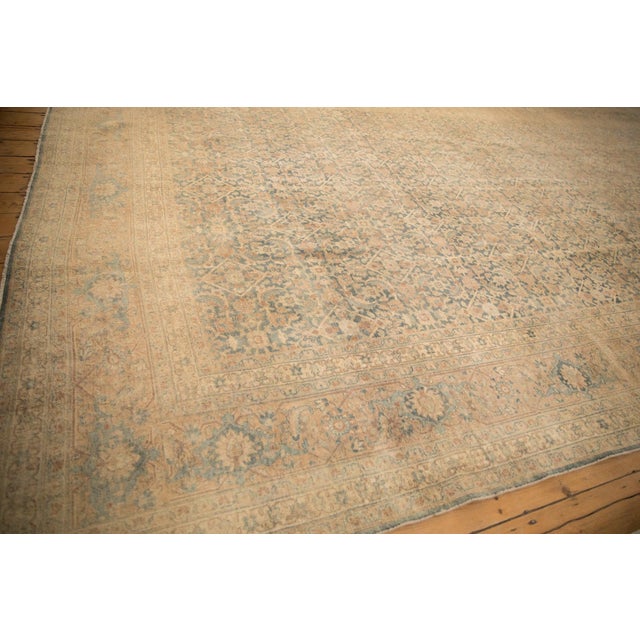 1930s Vintage Tea Washed Tabriz Carpet - 9'10" x 17'8" For Sale - Image 5 of 13