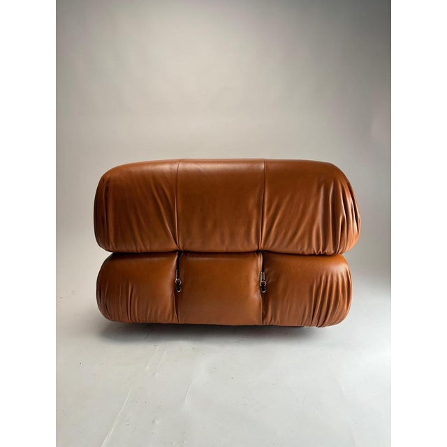 Camaleonda Lounge Sofa in Cognac Leather by Mario Bellini for B&B Italia, 1973, Set of 4 For Sale - Image 6 of 17