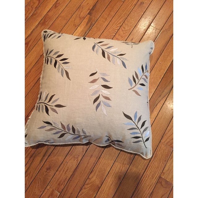 Autumn Leaves Print Pillows - A Pair For Sale In New York - Image 6 of 7