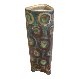 Peter Karner Studio Pottery Vase, One-of-a-Kind Reduction-Fired Denver, Colorado For Sale