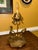 French 1960's French Feldman Brass Lily Pad Lamp With Snail For Sale - Image 3 of 10