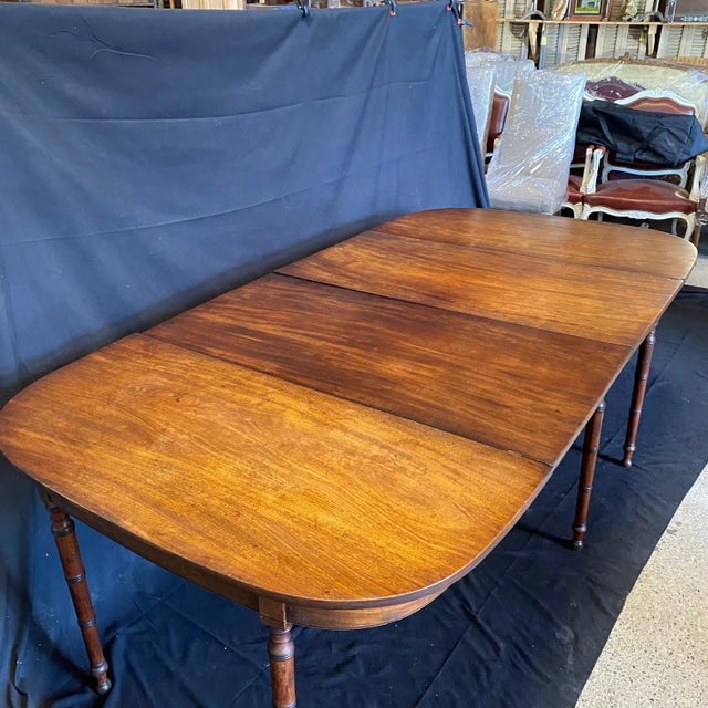 Early American Primitive Maple Harvest Expandable Dining Table For Sale - Image 12 of 13