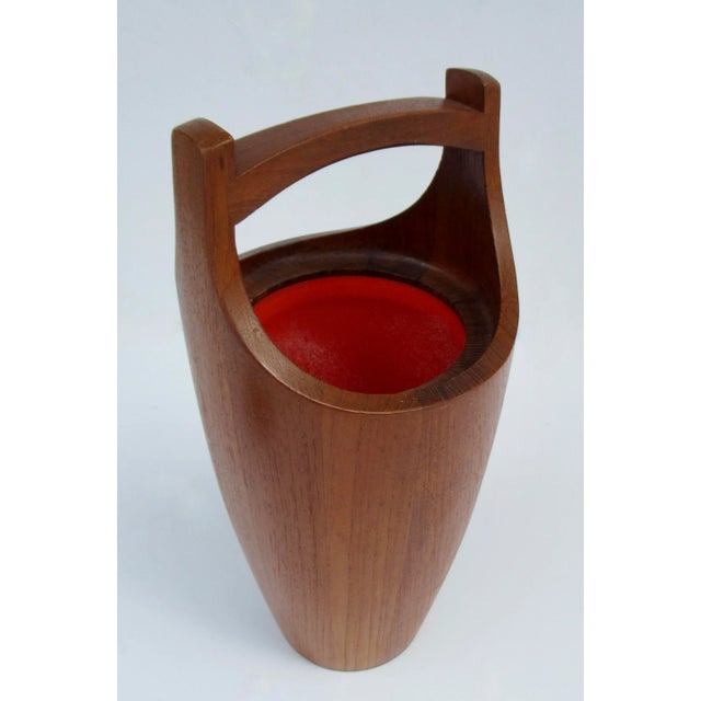 C.1970's Jens Quistgaard,(Design) for Dansk Design,(Denmark) Teak Lidded Ice Bucket For Sale In West Palm - Image 6 of 12