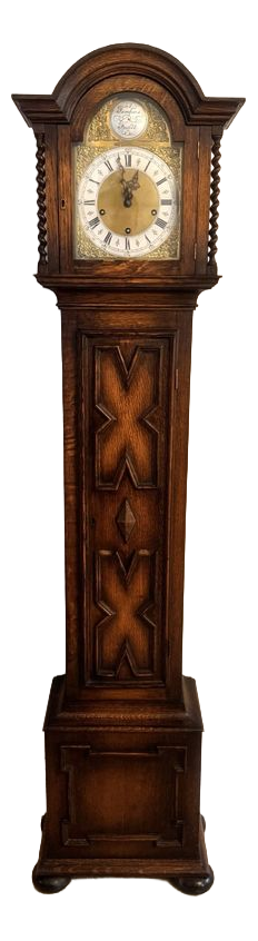 Antique Oak Grandmother Clock, 1900