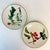 Green Vintage Hollywood Regency Gorham Porcelain Plates With Fruit & Vegetables - a Pair. For Sale - Image 8 of 8