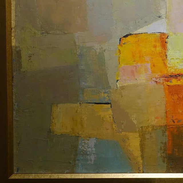 Offered here is an original abstract expressionist oil painting by Piry Rame (Czech, 1934-2000). It measures 38 × 26½...