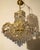 Hollywood Regency Crystal Chandeliers, Italy, 1965-1975, Set of 2 For Sale - Image 4 of 5