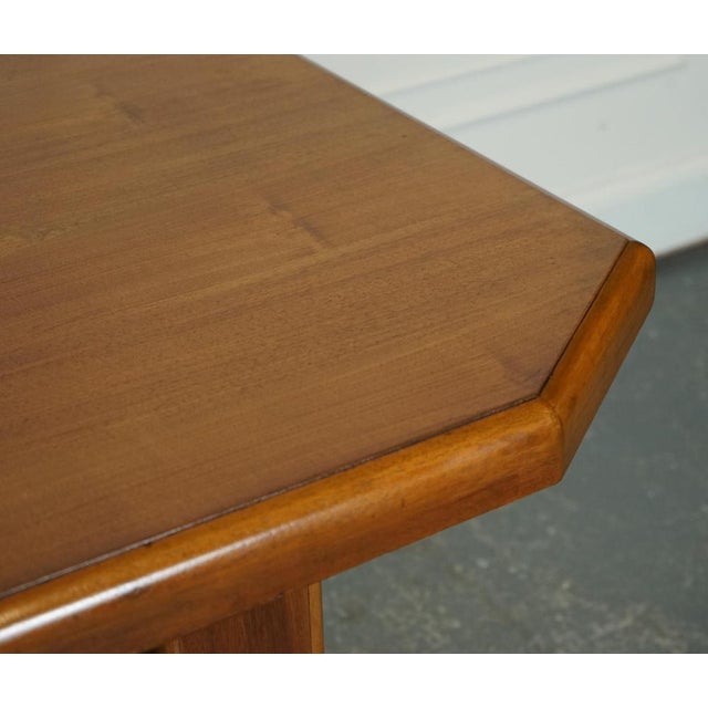 Vintage Art Deco Walnut Dining Table For Sale - Image 10 of 15